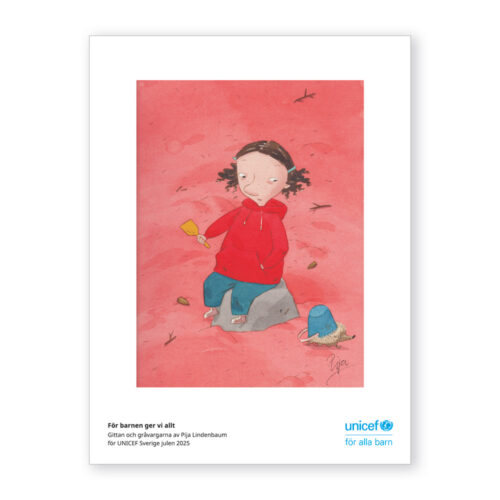 Print, Gittan och gråvargarna, 30x40